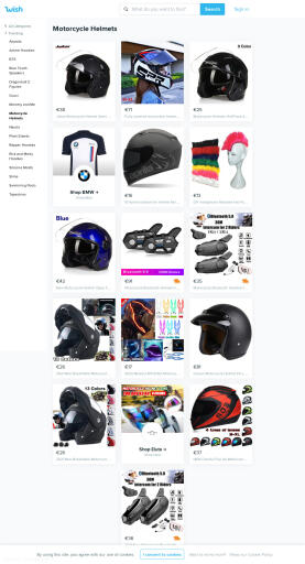 Wish Motorcycle Helmets