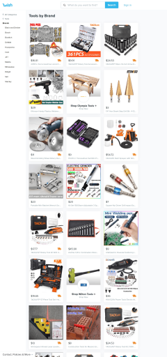 Wish Tools by Brand
