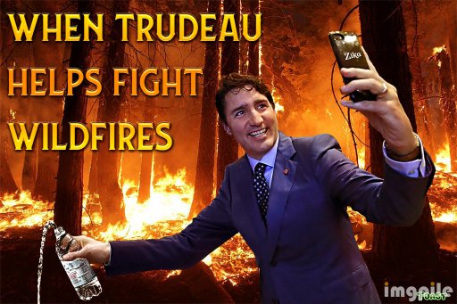 Trudeau fights wildfires