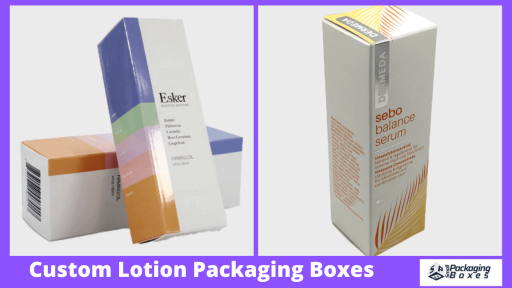 Custom lotion packaging boxes