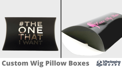 Custom Wig Pillow Boxes
