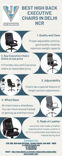 BEST HIGH BACK EXECUTIVE CHAIRS IN DELHI NCR