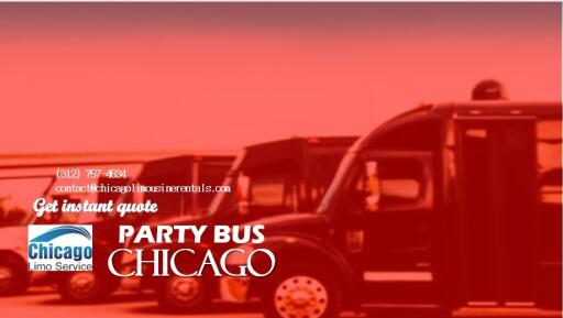 Party Bus Rental chicago for Wedding