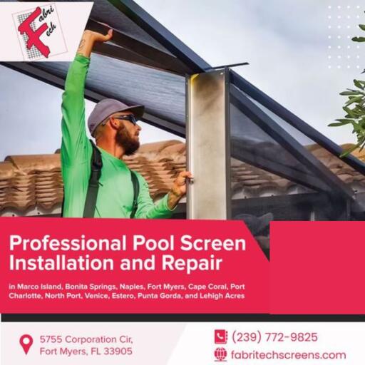 Professional Pool Screen Installation And Repair In Florida