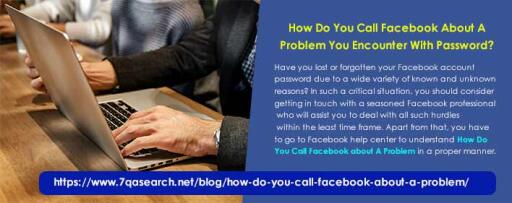 How Do You Call Facebook about A Problem