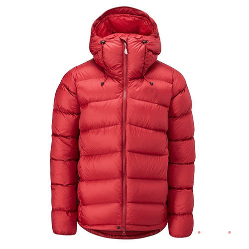 Unisex-red-puffer-jacket
