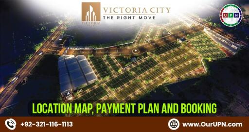 Victoria City Lahore Location Map Payment Plan and Booking