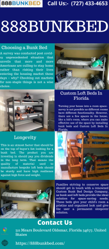 Shop Our Collection of Custom Loft Beds in Florida