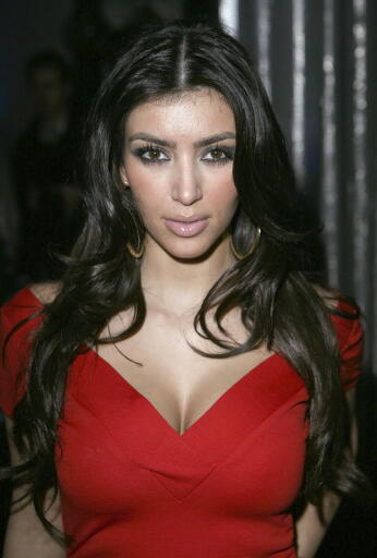 LOS ANGELES, CA - FEBRUARY 09:  Actress Kim Kardashian attends party by HELIO celebrating Fall Out B