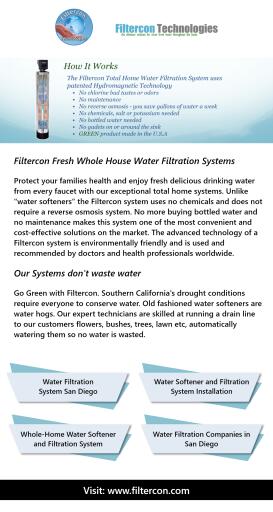 Water Filtration System San Diego