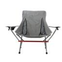 Ultra-Light Aluminum Outdoor Folding Chair Beach Chair Moon Chair With Armrests Heightened Bold Fish