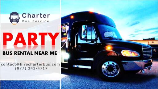 Party Bus Rental Near Me for Wedding