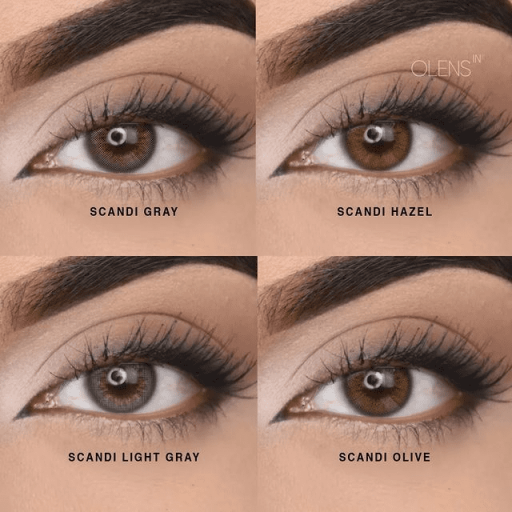 Scandi monthly collection colored contact lenses