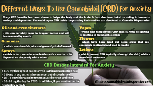 Different Ways To Use Cannabidoil (CBD) for Anxiety