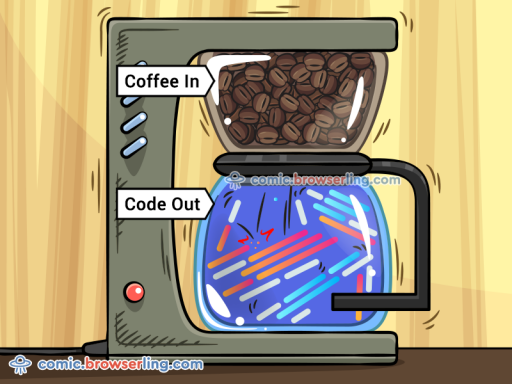 Coffee - Web developer Joke