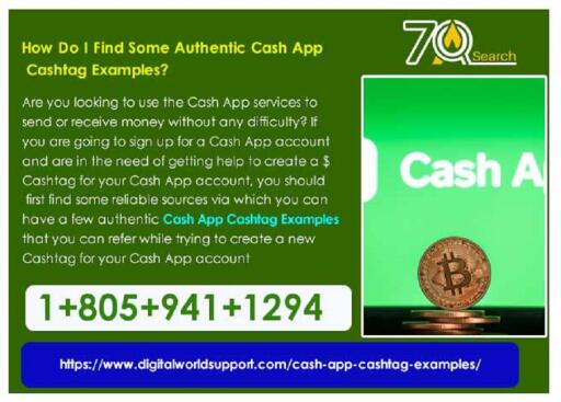 Cash App Cashtag Examples