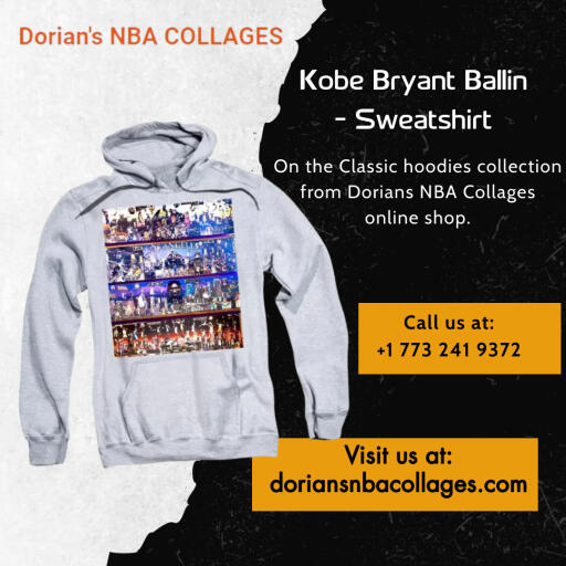 Kobe Bryant Ballin Sweatshirt - Dorians NBA Collages