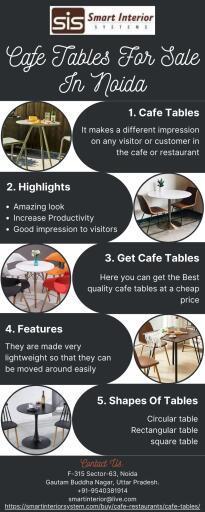 Cafe Tables For Sale In Noida