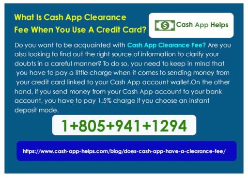 cash app clerance fee