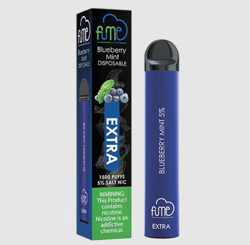 Fume Extra Blueberry Mint Disposable Vape Device