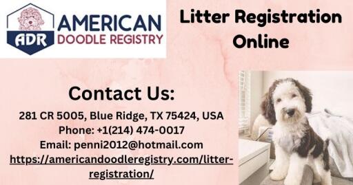 Litter Registration Online