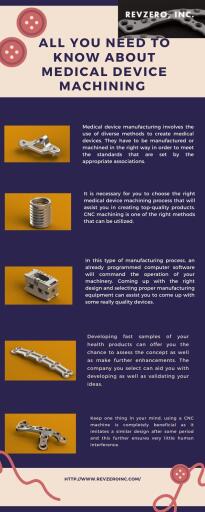 All You Need to Know About Medical Device Machining