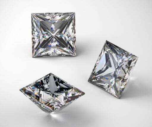 Buy Online Princess Cut Diamond In USA - Shiv Shambu