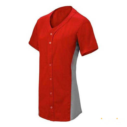 Womens-Red-Long-Top