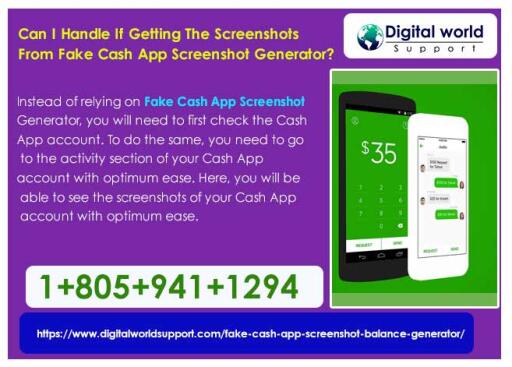 Can I Handle If Getting The Screenshots From Fake Cash App Screenshot Generator