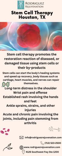 World's Best Stem Cell Therapy in Houston, TX