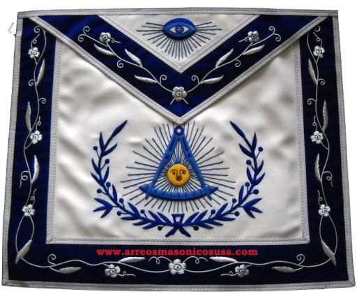 00R5 Masonic Past master apron