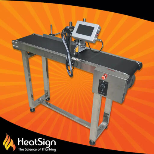 Industrial Automatic Inline Inkjet Printer on Sale - HeatSign