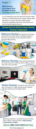 What Services Can I Expect from Providers of Deep Cleaning in Hyderabad?