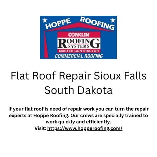 Flat Roof Repair Sioux Falls South Dakota