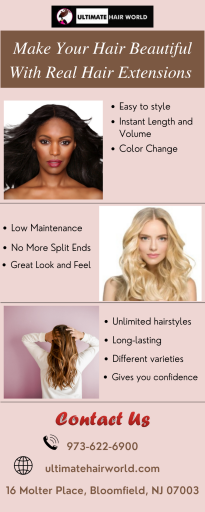 Make Your Hair Beautiful With Real Hair Extensions in New Jersey