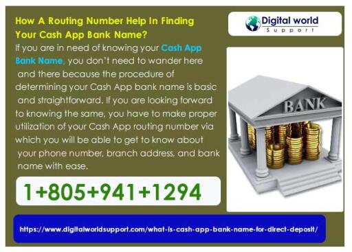 How A Routing Number Help In Finding Your Cash App Bank Name
