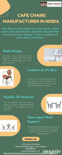  Cafe Chairs Manufacturer in Noida