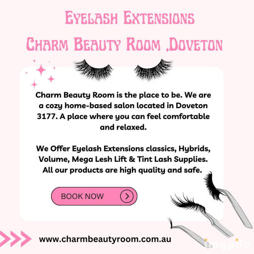 Eyelash Extensions Charm Beauty Room Doveton