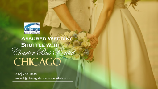 Assured Wedding Shuttle with Charter Bus Rental Chicago