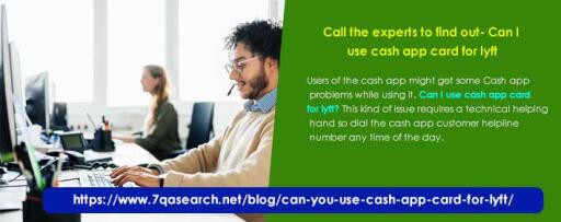 Call The Experts To Find Out Can I Use Cash App Card For Lyft