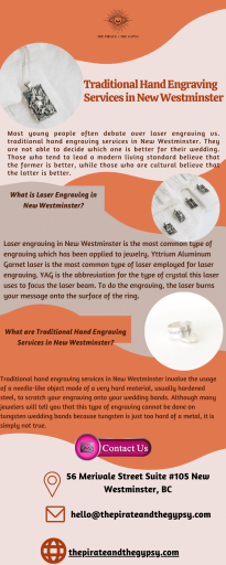 Benefits of Using Traditional Laser hand Engraving Services in New Westminster