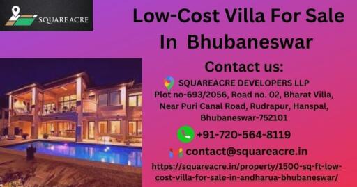  Low Cost Villa For Sale In Bhubaneswar