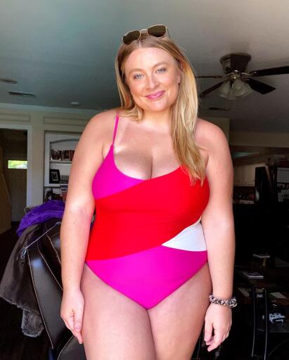 growing up i wore one pieces because i *had* to they were so blah looking, and you felt that way wea