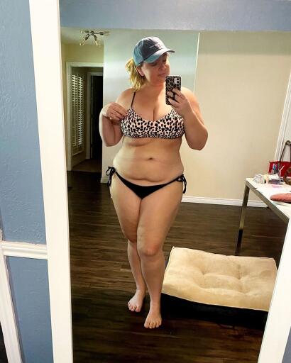 i love my body. i love a cute swimsuit. and i still have insecurities.i typically grab a high waiste