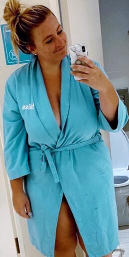 not sure whats worse on the ego: robes at a spa not covering enough of your body to walk the halls O