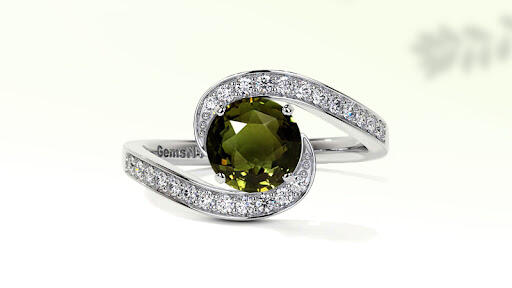 Alexandrite: Diamond Alternative Engagement Ring