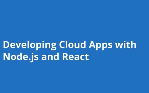 Applications with Node.js and React