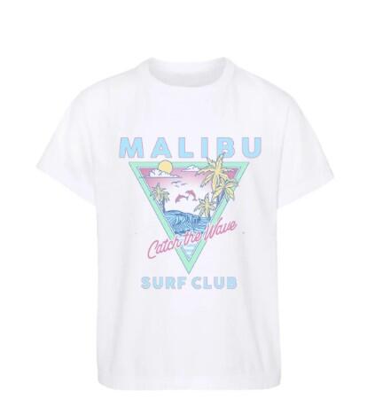Boys White Malibu T shirt