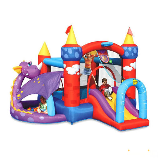 happy hop inflatable bouncer dragon toysuae 1