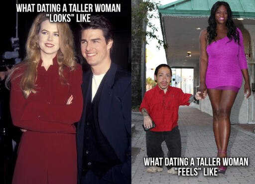 Dating a taller woman